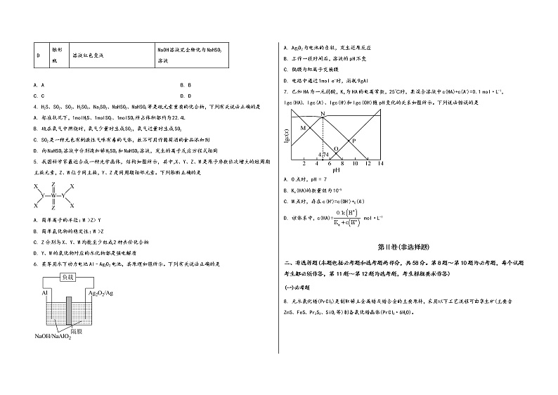 山西省灵丘县2023届高三（上）摸底检测化学试题(word版，含答案)第2页