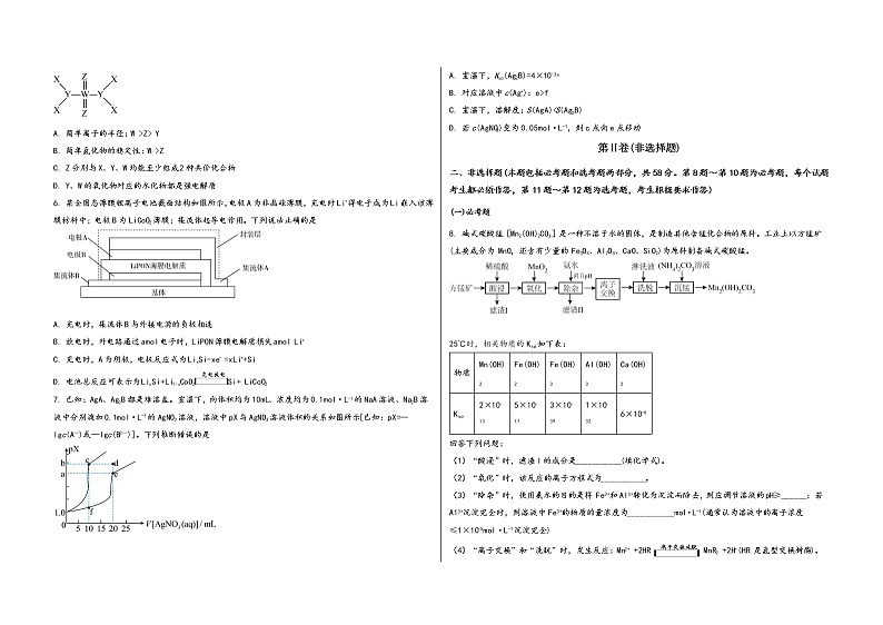 陕西省渭南市临渭区2023届高三（上）摸底检测化学试题(word版，含答案)02