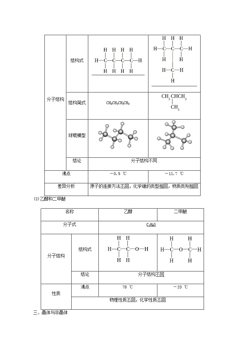苏教版高中化学必修第一册专题5微观结构与物质的多样性第3单元从微观结构看物质的多样性学案03