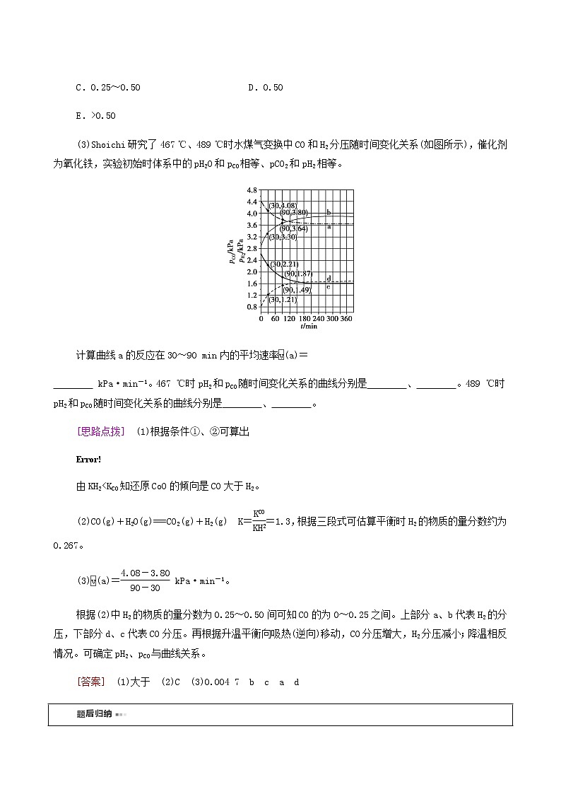 人教版高考化学一轮复习专题7化学反应速率和化学平衡高考专题讲座4化学平衡图像的分类突破学案02