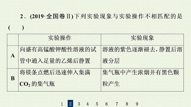 人教版高考化学一轮复习限时集训36化学实验方案的设计与评价课件第6页