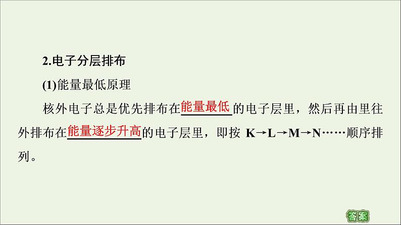 苏教版高中化学必修第一册专题2研究物质的基本方法第3单元第2课时原子核外电子排布课件06