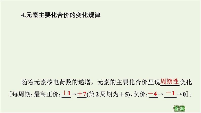 苏教版高中化学必修第一册专题5微观结构与物质的多样性第1单元第1课时元素周期律课件第7页