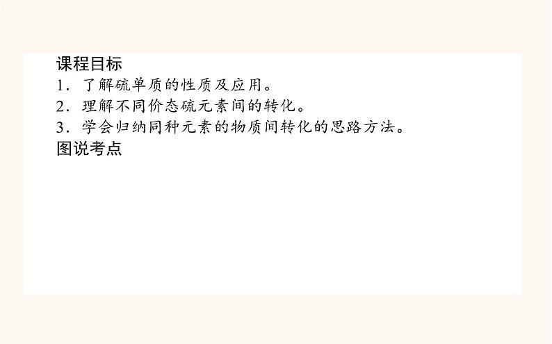 苏教版高中化学必修第一册专题4硫与环境保护2.1含硫物质之间的转化课件第2页