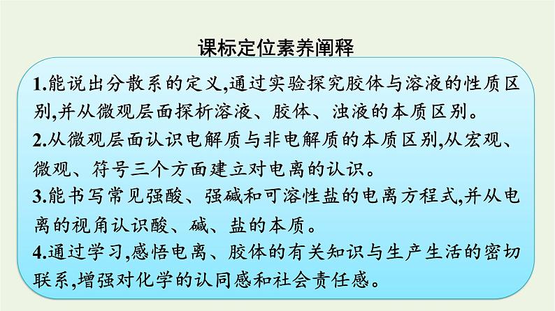 苏教版高中化学必修第一册专题1-物质的分类及计量第3单元物质的分散系课件02