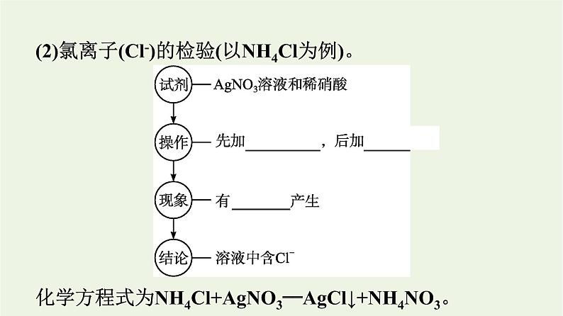 苏教版高中化学必修第一册专题2-研究物质的基本方法第1单元第2课时常见物质的检验及性质和变化探究课件第7页