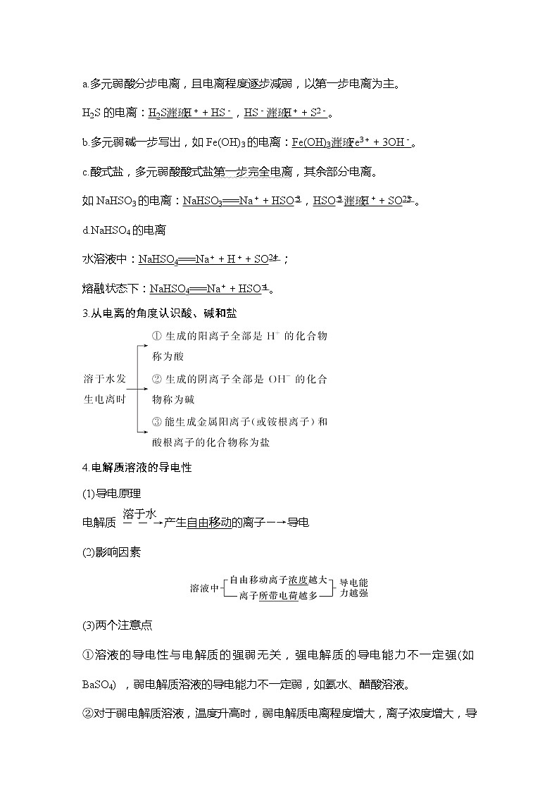 2023版创新设计高考化学（新教材鲁科版）总复习一轮讲义第2章　元素与物质世界02