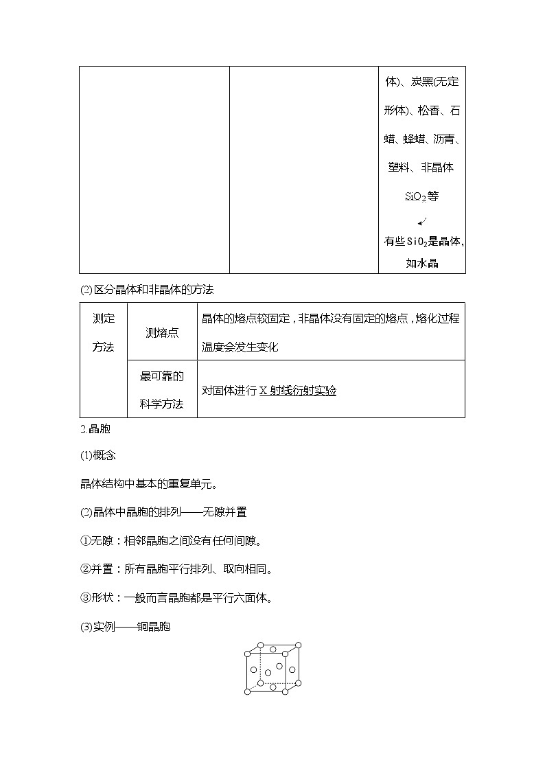 2023版创新设计高考化学（新教材鲁科版）总复习一轮讲义第4讲　不同聚集态的物质与性质第2页