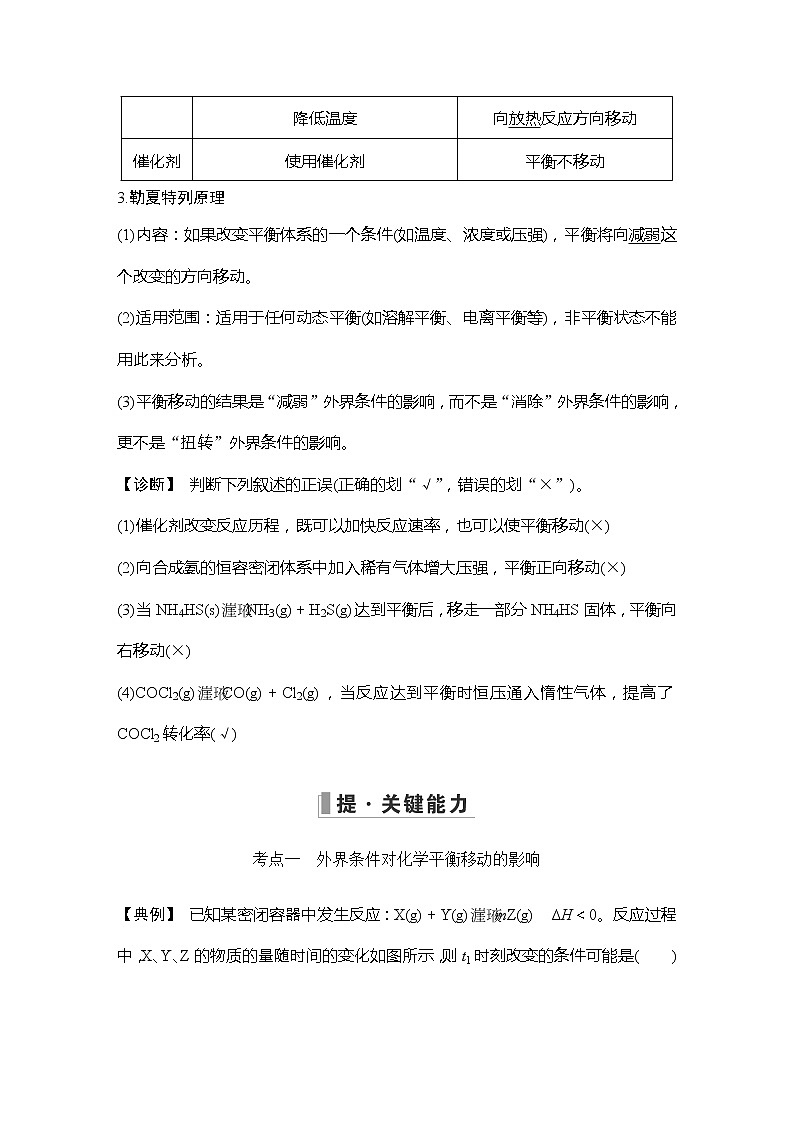 2023版创新设计高考化学（新教材鲁科版）总复习一轮讲义第2讲　反应条件对化学平衡的影响第2页