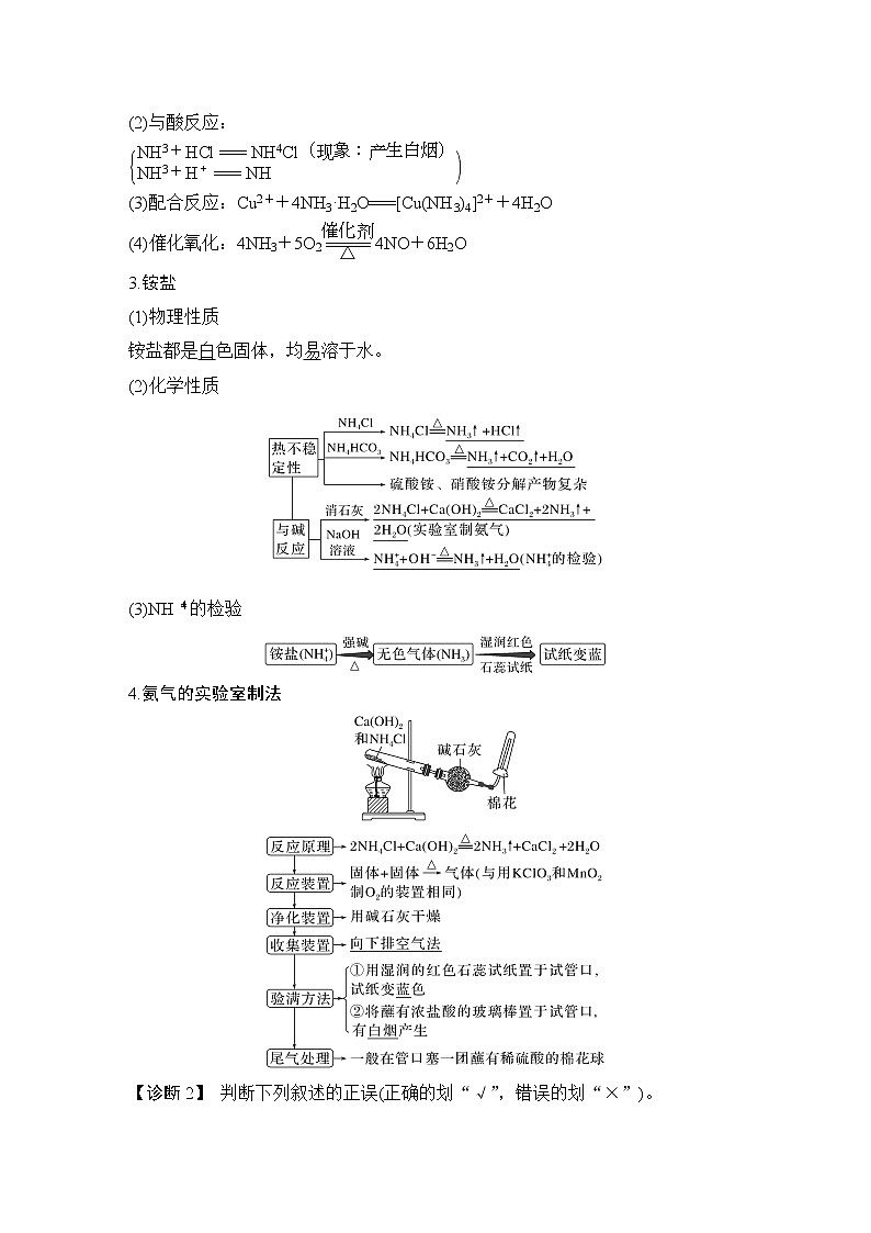 2023版创新设计高考化学（新教材人教版）总复习一轮讲义第三讲　氮及其化合物第3页