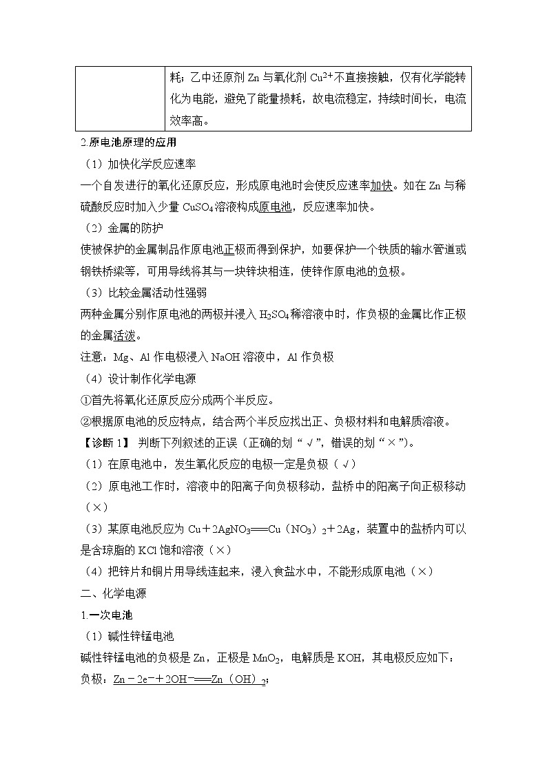 2023版创新设计高考化学（新教材人教版）总复习一轮讲义第二讲　原电池第2页