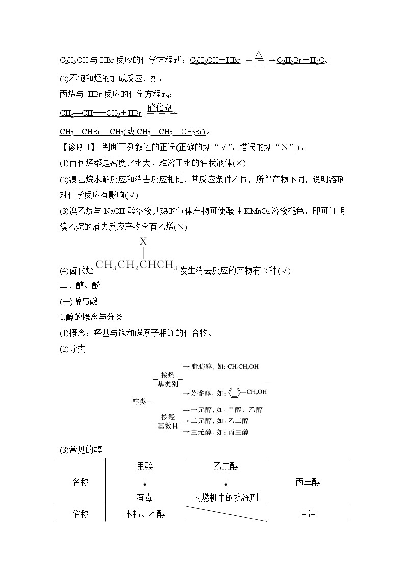 2023版创新设计高考化学（新教材人教版）总复习一轮讲义第三讲　烃的衍生物第3页