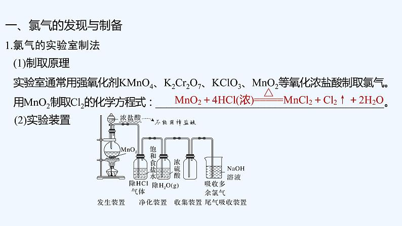 2023版创新设计高考化学（新教材苏教版）总复习一轮课件第一单元　氯气及氯的化合物第5页