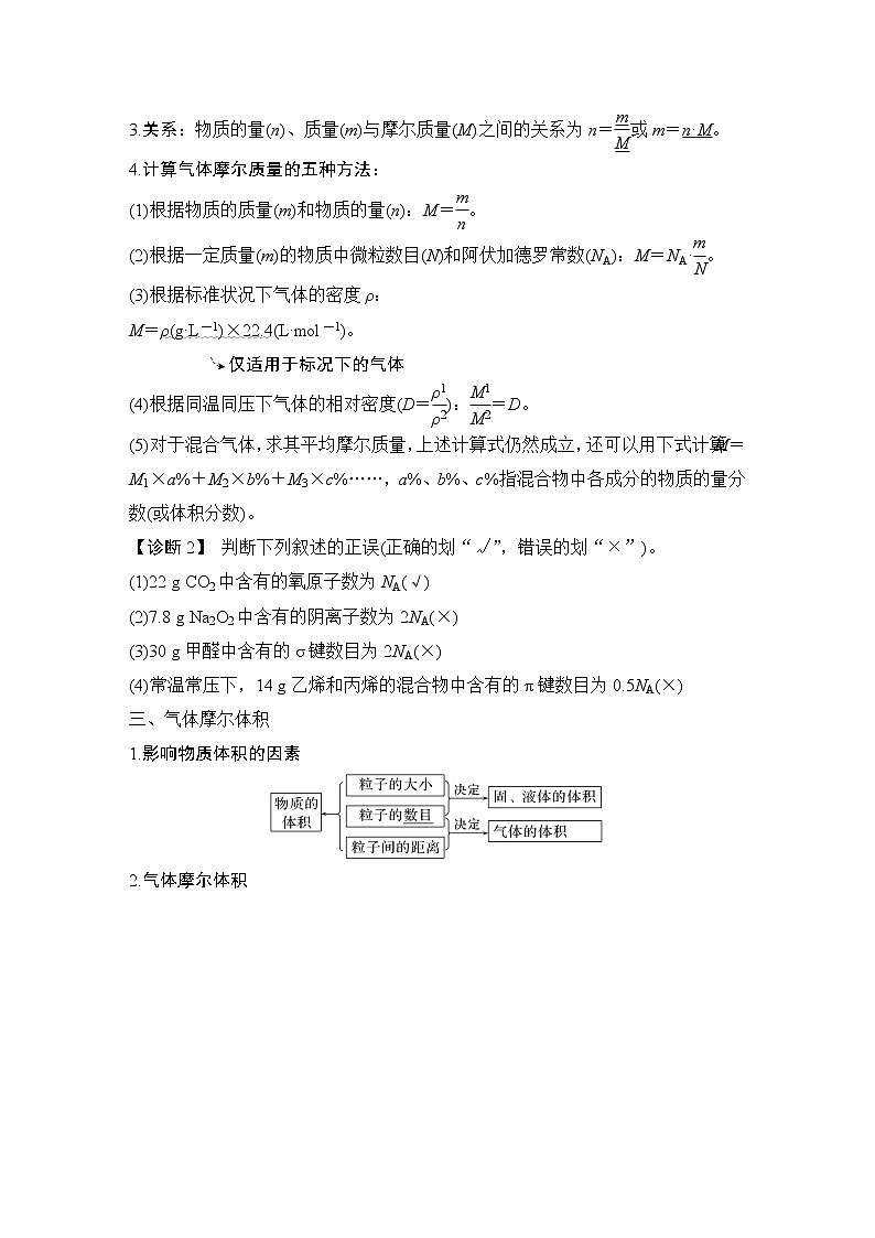 2023版创新设计高考化学（新教材苏教版）总复习一轮讲义第二单元　物质的化学计量第2页