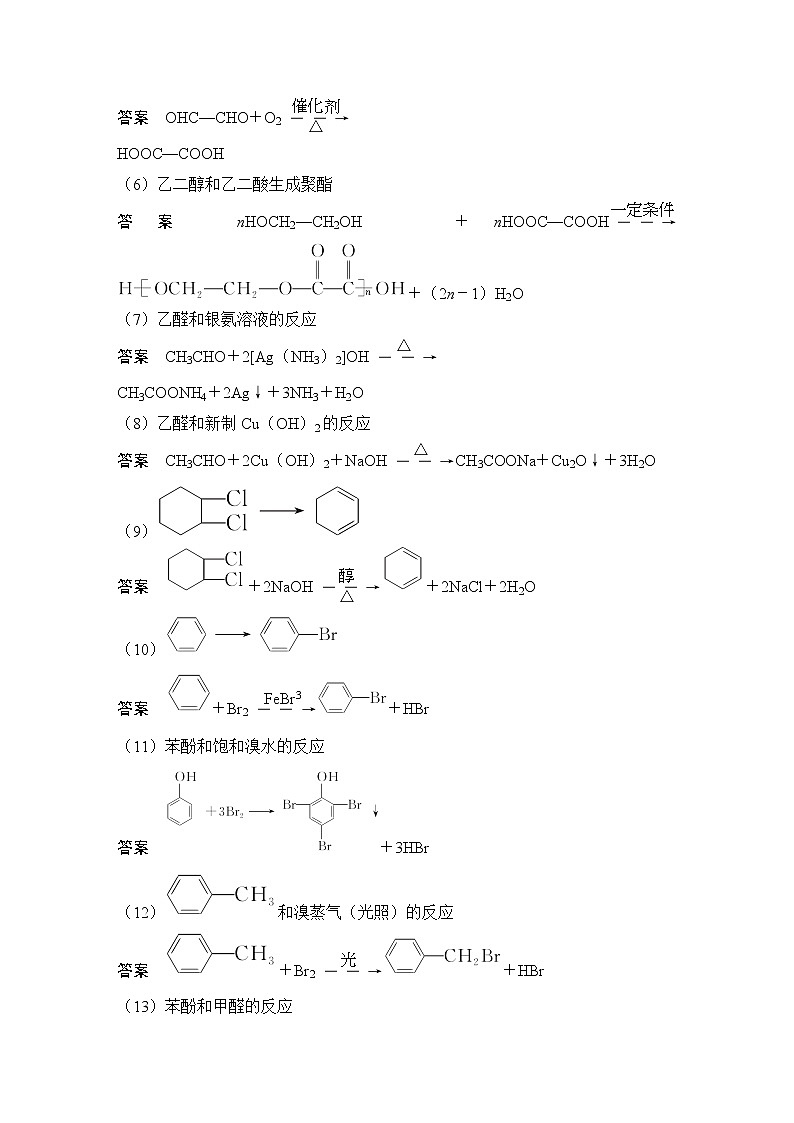 2023版创新设计高考化学（新教材苏教版）总复习一轮讲义本专题必备重要有机转化关系及反应方程式书写强化练第2页
