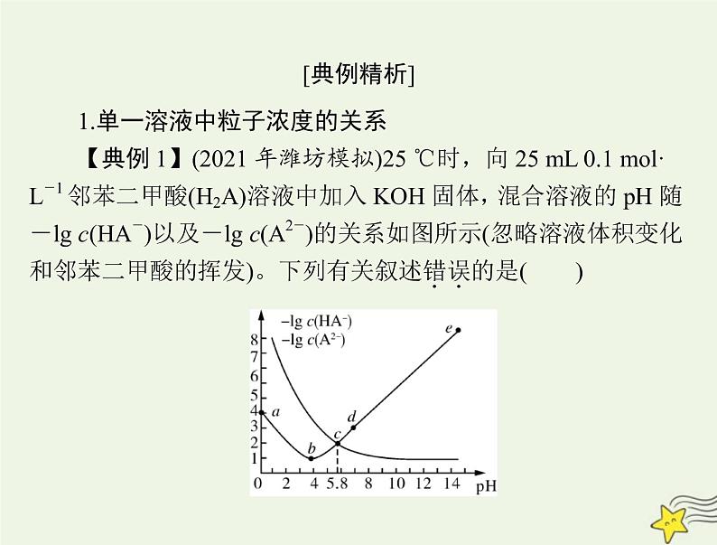 2023版高考化学一轮总复习第九章微专题十用守恒思想破解溶液中粒子浓度关系课件第8页