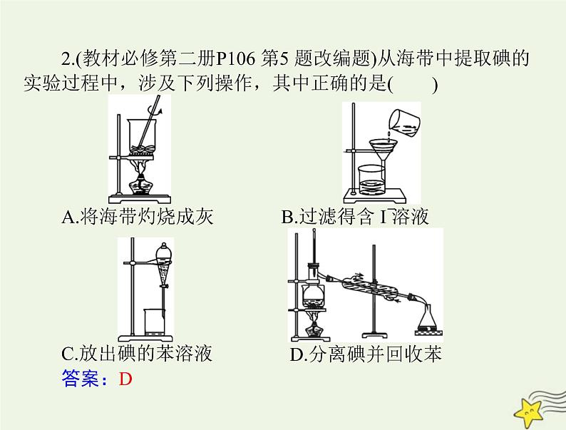 2023版高考化学一轮总复习第六章第一节自然资源的开发利用课件第6页