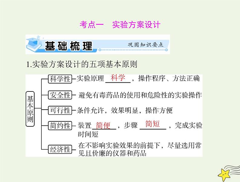 2023版高考化学一轮总复习第十一章第四节实验方案的设计与评价课件第8页