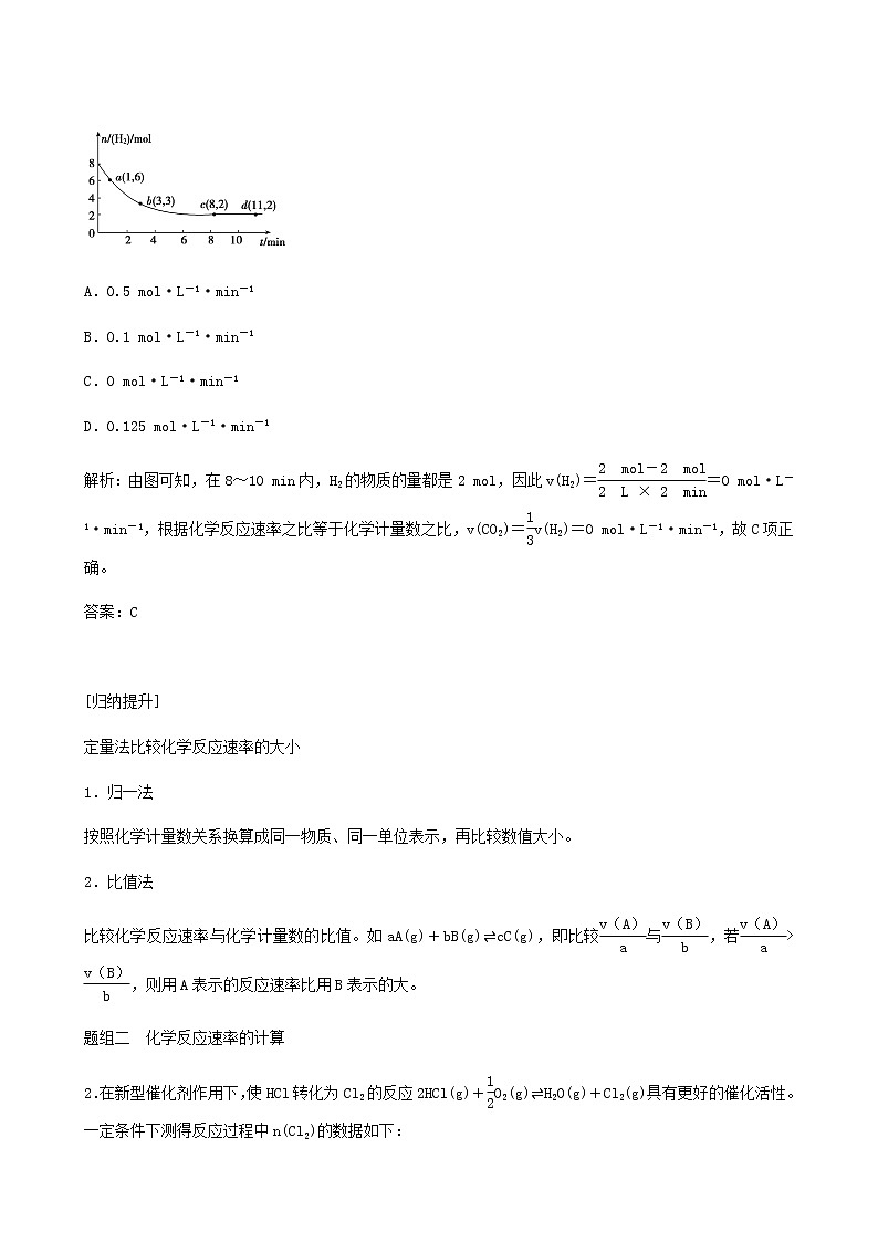 苏教版高考化学一轮复习专题7化学反应速率与化学平衡第20讲化学反应速率学案03