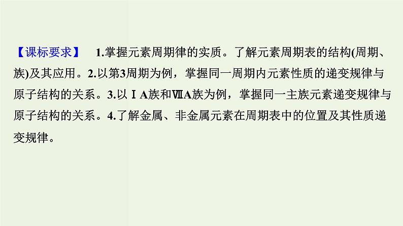 苏教版高考化学一轮复习5微观结构与物质的多样性第16讲元素周期律和元素周期表课件第2页