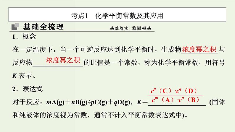 苏教版高考化学一轮复习7化学反应速率与化学平衡第21讲化学反应进行的方向和限度课件03