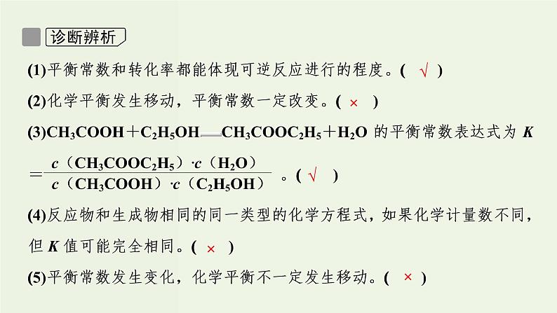 苏教版高考化学一轮复习7化学反应速率与化学平衡第21讲化学反应进行的方向和限度课件07