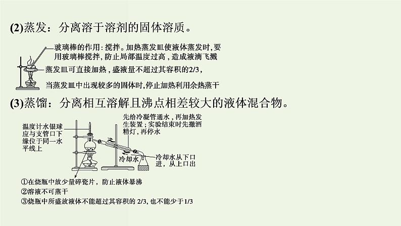 苏教版高考化学一轮复习10化学实验基础第30讲物质的分离和提纯课件第5页