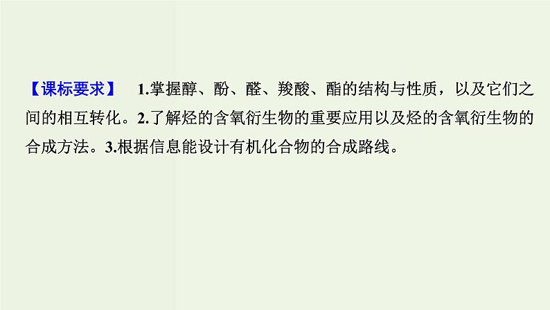 苏教版高考化学一轮复习11有机化学基础第35讲烃的含氧衍生物课件02