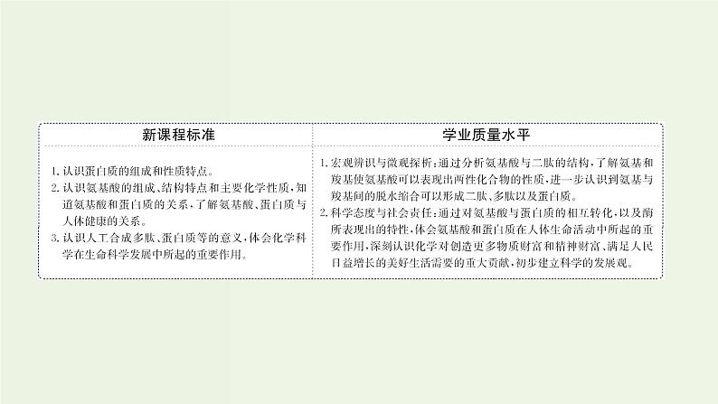 鲁科版高中化学选择性必修3第2章官能团与有机化学反应烃的衍生物4.2氨基酸和蛋白质课件02