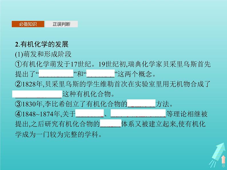 鲁科版高中化学选择性必修3第1章有机化合物的结构与性质烃第1节第1课时有机化学的发展有机化合物的分类课件第4页