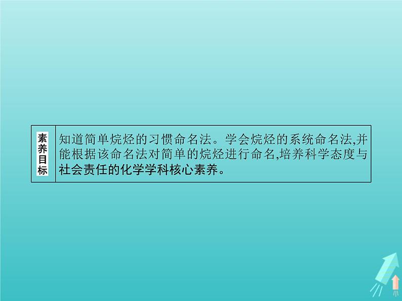 鲁科版高中化学选择性必修3第1章有机化合物的结构与性质烃第1节第2课时有机化合物的命名课件第2页