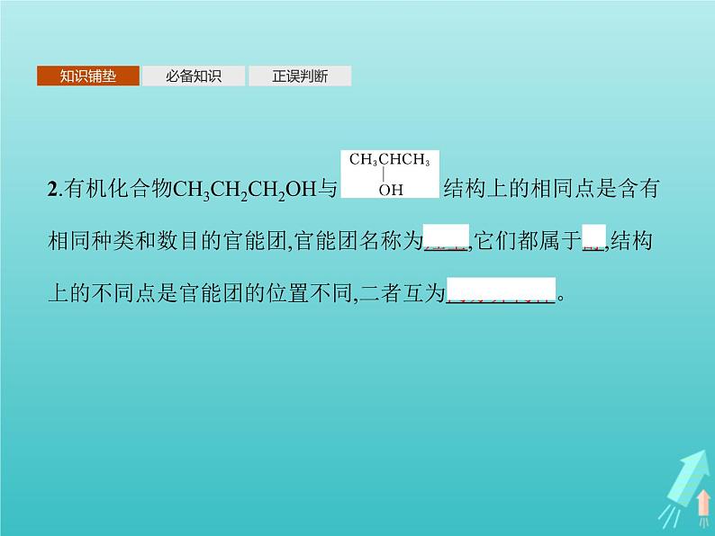 鲁科版高中化学选择性必修3第1章有机化合物的结构与性质烃第2节第2课时有机化合物的同分异构现象有机化合物结构与性质的关系课件第4页