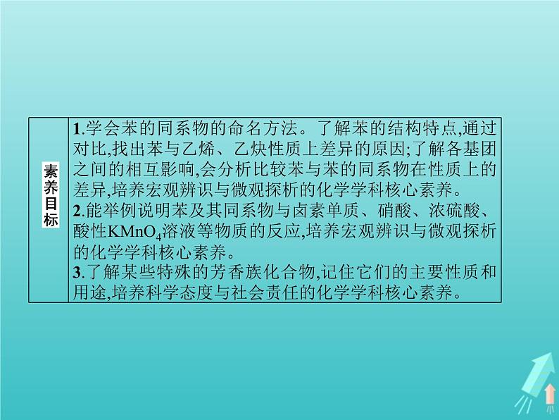 鲁科版高中化学选择性必修3第1章有机化合物的结构与性质烃第3节第3课时苯苯的同系物及其性质课件02