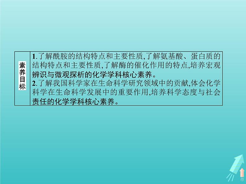 鲁科版高中化学选择性必修3第2章官能团与有机化学反应烃的衍生物第4节第2课时酰胺氨基酸和蛋白质课件02