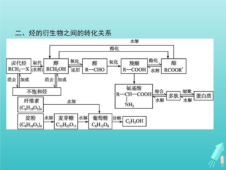 鲁科版高中化学选择性必修3第2章官能团与有机化学反应烃的衍生物本章整合课件03