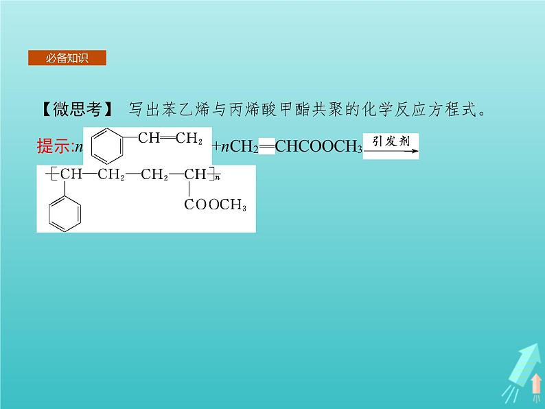 鲁科版高中化学选择性必修3第3章有机合成及其应用合成高分子化合物微项目改进手机电池中的离子导体材料课件04