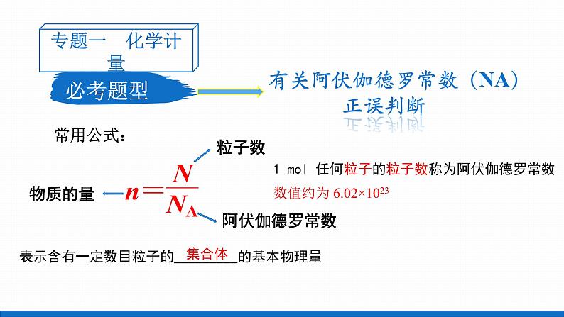 2023届高三化学一轮复习+++专题讲解-阿伏伽德罗常数第8页