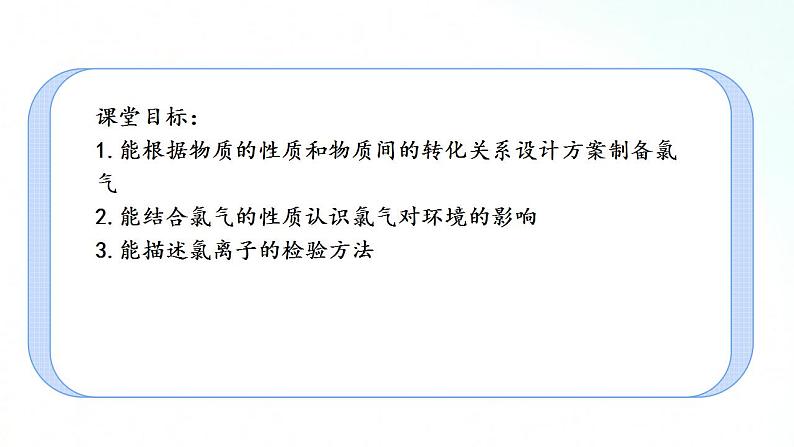 人教版化学必修一 2.2.2 氯气的实验室制法及氯离子的检验 课件第2页