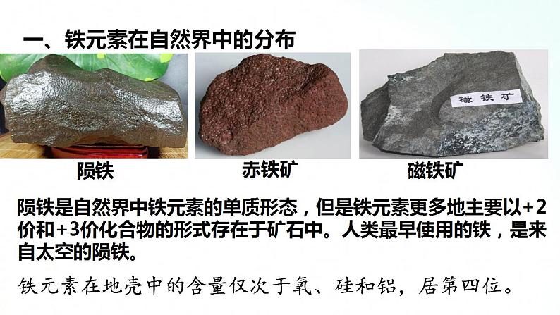 人教版化学必修一 3.1.1 铁的单质、氧化物和氢氧化物 课件04