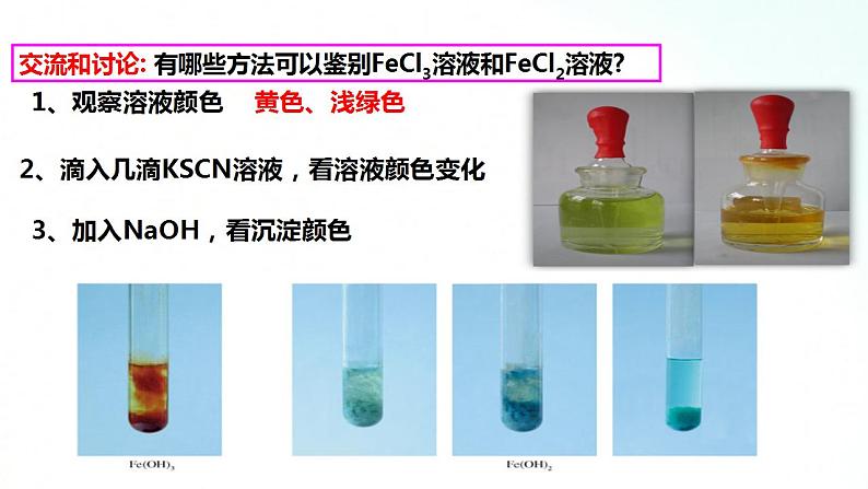 人教版化学必修一 3.1.2 铁盐和亚铁盐 课件05