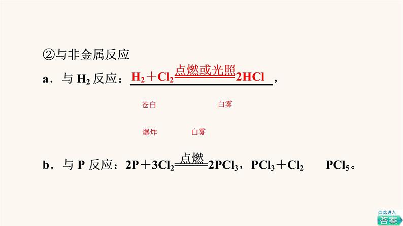 高考化学一轮复习第4章非金属及其化合物第2节富集在海水中的元素__氯课件第7页