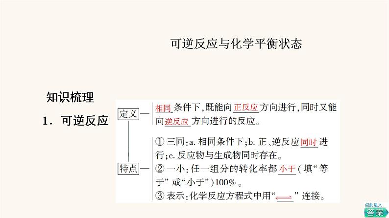 高考化学一轮复习第7章化学反应速率和化学平衡第2节化学平衡状态和平衡移动课件第4页