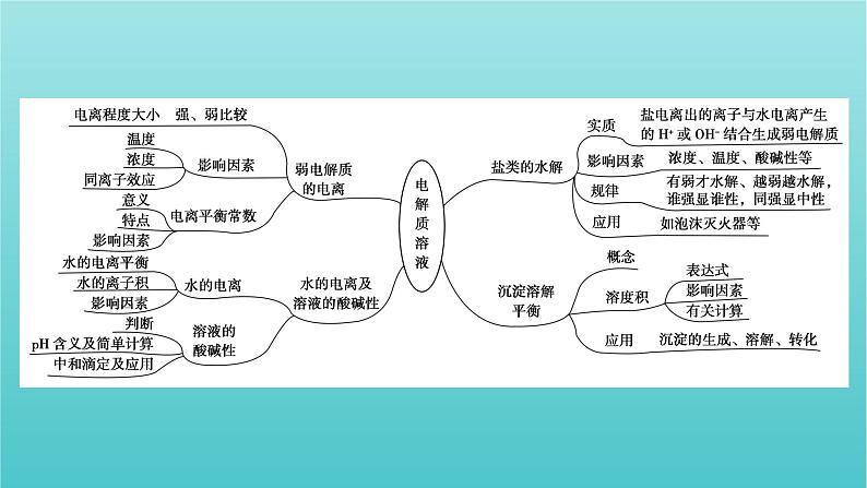 高考化学二轮复习专题9电解质溶液课件03