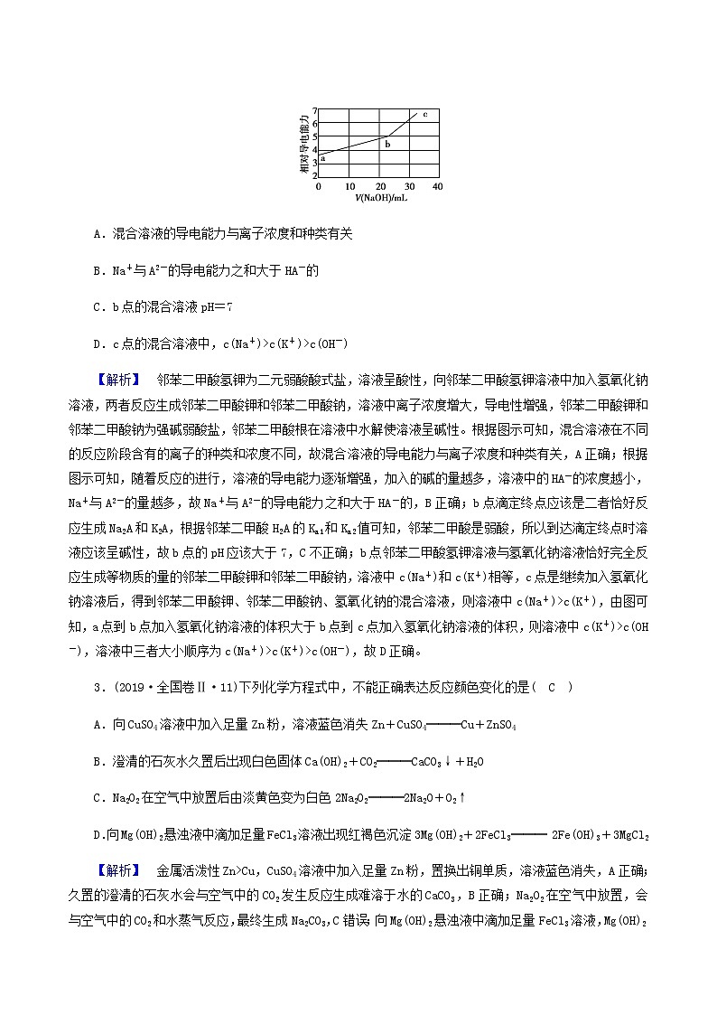 高考化学二轮复习专题9电解质溶液学案第3页