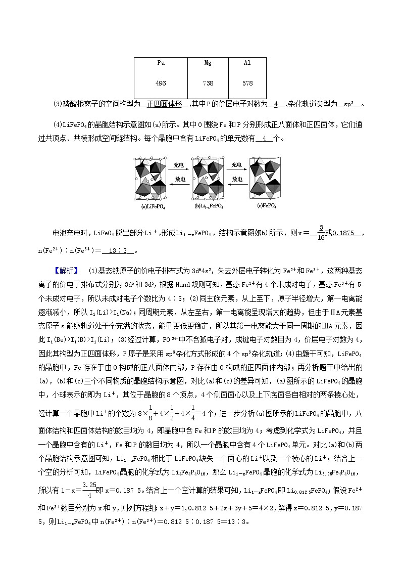 高考化学二轮复习专题13物质结构与性质学案03