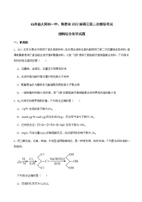 2022届山西省大同市一中、阳泉市高三第二次模拟考试理科综合化学试题含解析