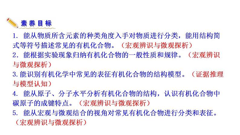 3.1.1 认识有机化合物的一般性质 碳原子的成键特点 课件 2022-2023学年高一化学鲁科版（2019）必修第二册04