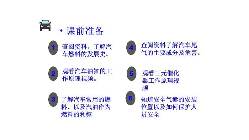 微项目：研究车用燃料及安全气囊——应用化学反应解决实际问题 课件 2022-2023学年高一化学鲁科版（2019）必修第二册05