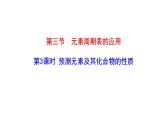 1.3.3 预测元素及其化合物的性质 课件 2022-2023学年高一化学鲁科版（2019）必修第二册