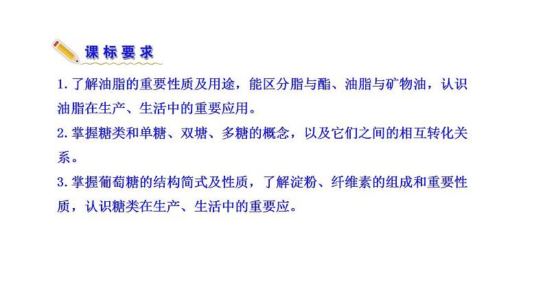 3.3.3 糖类 油脂 课件 2022-2023学年高一化学鲁科版（2019）必修第二册03